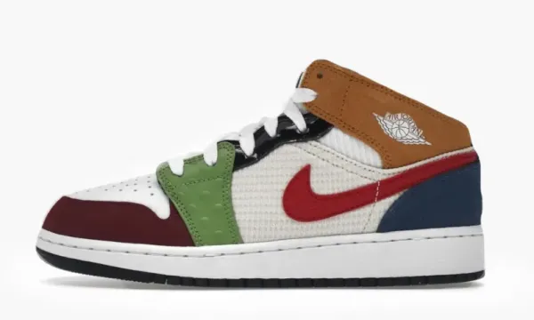 Air Jordan 1 Mid SE GS Messy Room