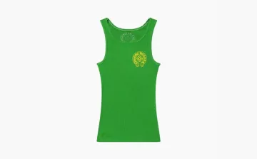 Chrome Hearts Horseshoe Logo Tank Top Green