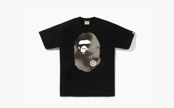A Bathing Ape Head T shirt Black BKX