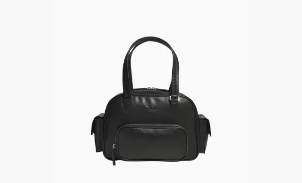 Adidas leather bag Black