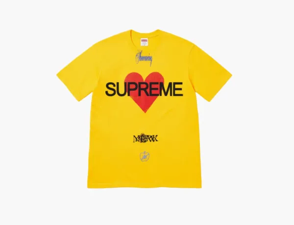 Supreme Announcing Tee Yellow