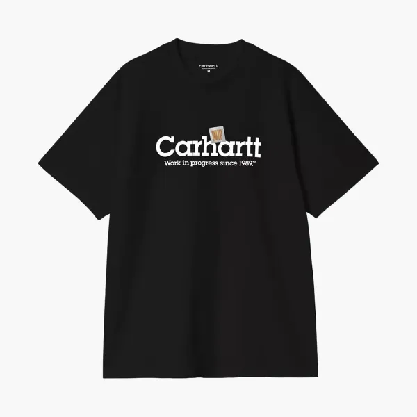 Carhartt WIP Label Script T-Shirt Black