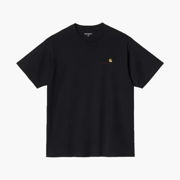 Carhartt WIP Chase T-Shirt Black Gold Logo