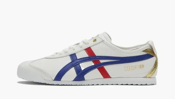 Asics Onitsuka Tiger Mexico 66 Blue Red Metallic Gold