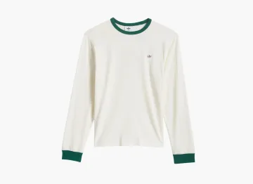 Adidas Originals x Clot Rib Long-Sleeved T-Shirt White