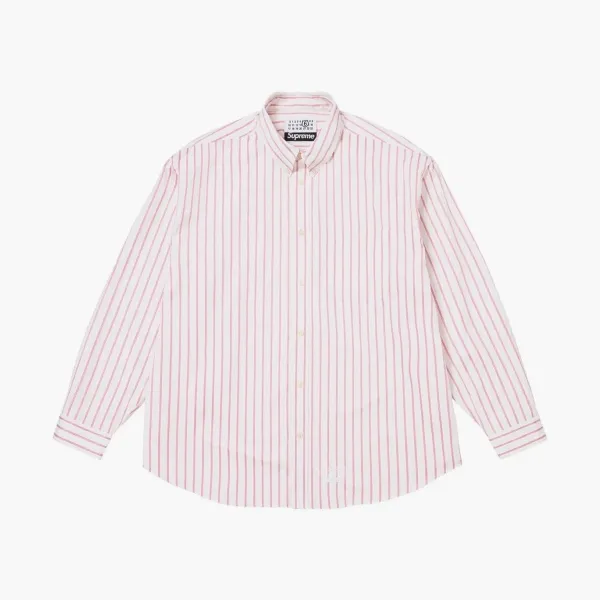 Supreme x MM6 Maison Margiela Stripe Shirt White