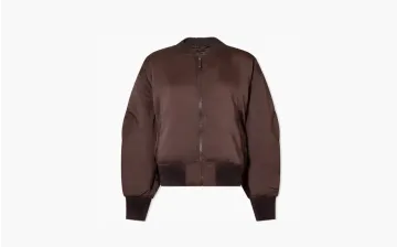 Acne Studios Olanik Bomber Jacket Chocolate Brown