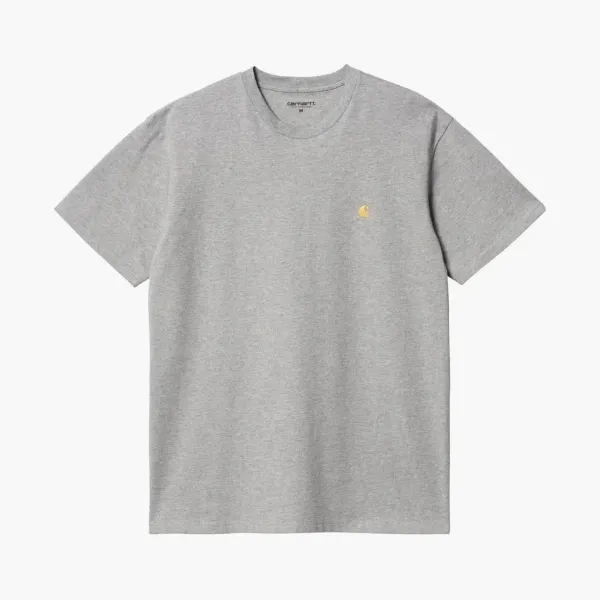 Carhartt WIP Chase Logo T-Shirt Grey