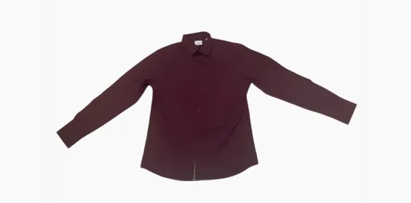 Burberry Shirt Mens Dark Red