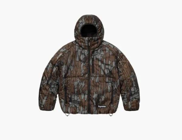 Supreme Windstopper Insulated Hooded Jacket  Mossy Oak Trebark Camo