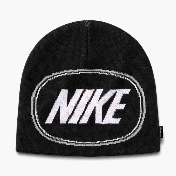 Supreme x Nike Oval Beanie Black