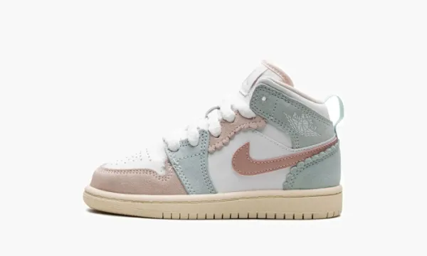 Air Jordan 1 Mid SE PS Jade Ice