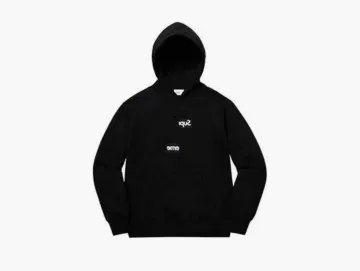 Supreme x Comme des Garcons Shirt Split Box Hooded Sweatshirt Black