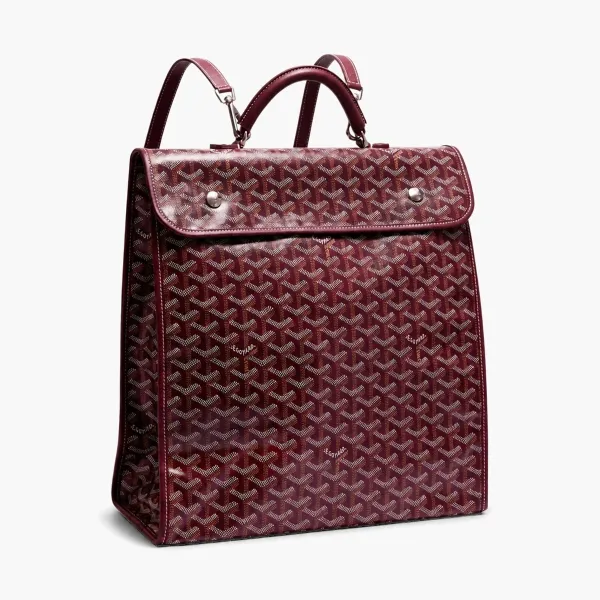 Goyard Saint Leger Backpack Burgundy
