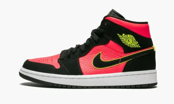 Air Jordan 1 Mid WMNS Hot Punch / Volt