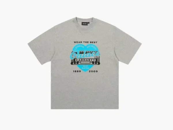 Palace x Carhartt WIP Heart T-Shirt Heather Grey