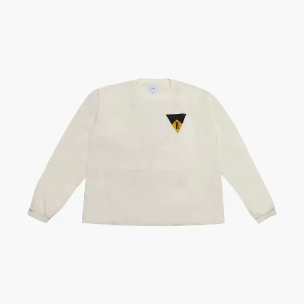 RHUDE Blood And Mud Long-sleeve Tee Vintage White