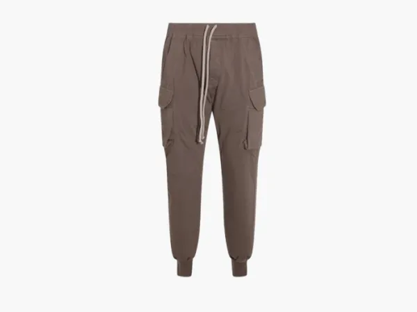 Rick Owens Drkshdw Cotton Mastodon Cut Pants Brown