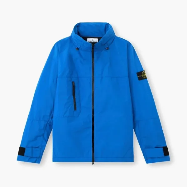 Stone Island Metal Lamina Poly Ripstop Jacket Bright Blue