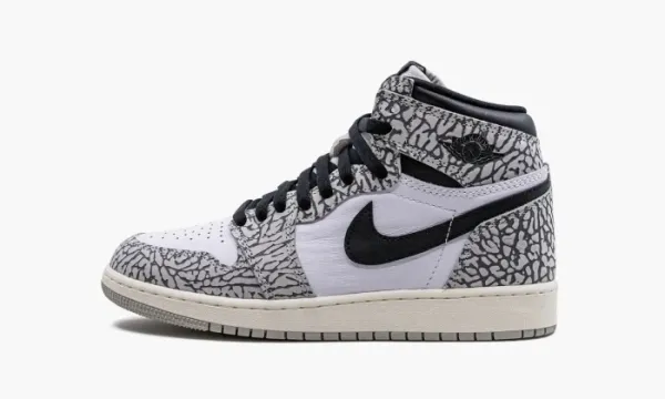 Air Jordan 1 High OG GS White Cement