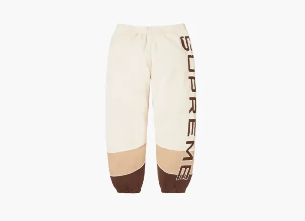 Supreme Paneled Sweatpant  Natural