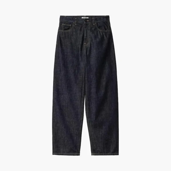 Carhartt WIP Brandon Wide-Leg Jeans Blue Rinsed Denim