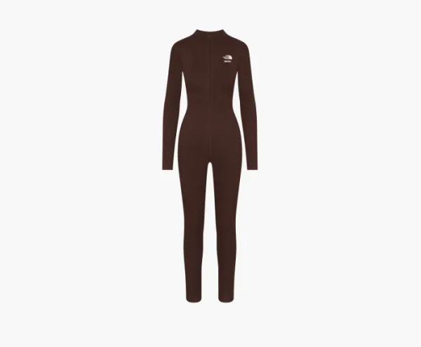 The North Face x Skims Refina Bodysuit Cocoa
