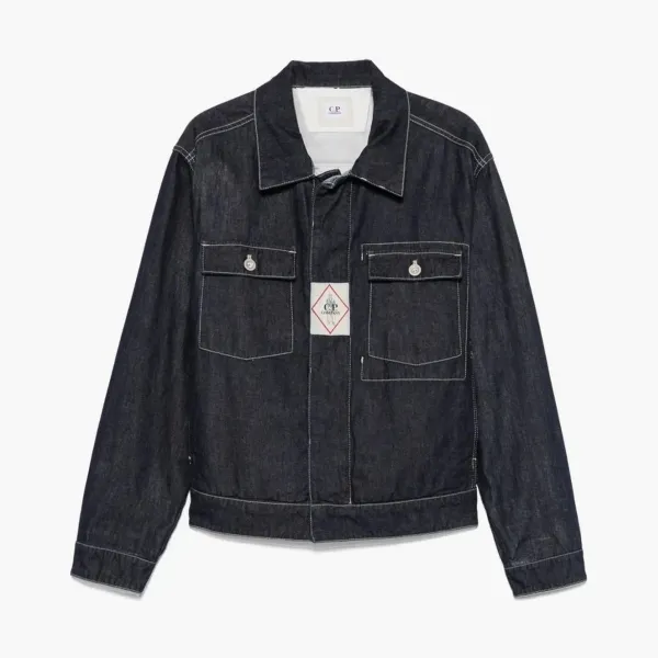 C.P. Company Plated Short Jacket Denim