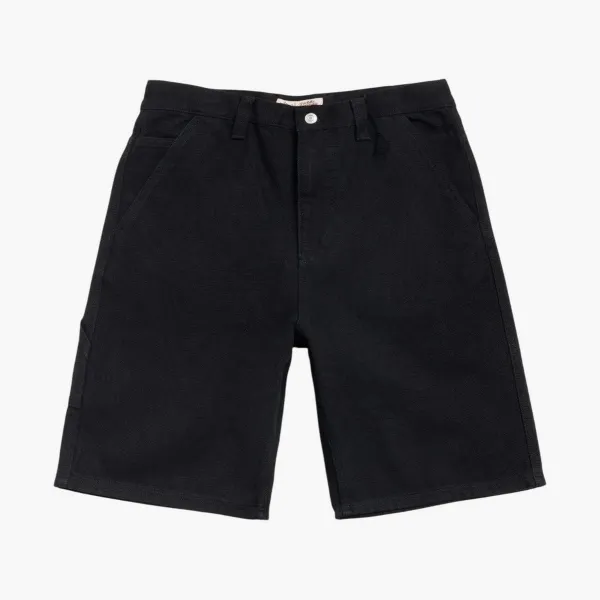 Stussy Canvas Work Shorts Black