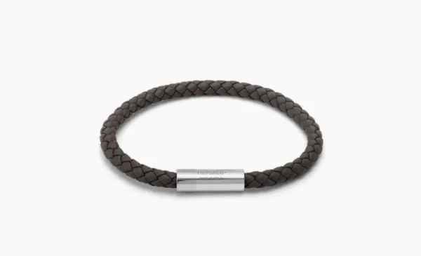 HERMES Goliath Bracelet Leather Brown