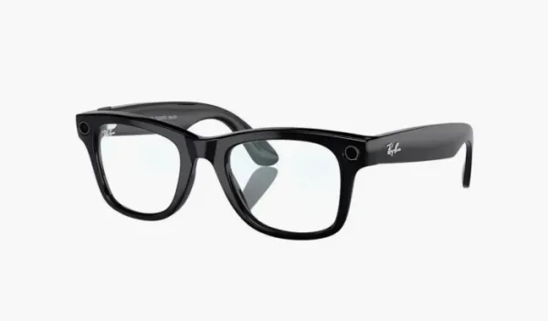 Ray-Ban Meta Wayfarer Sunglasses Black Clear