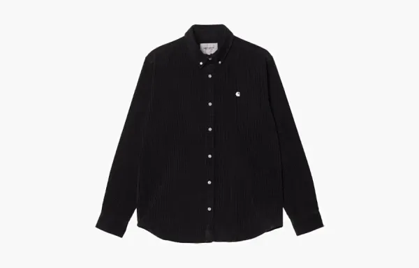 Carhartt WIP Madison Corduroy Shirt Black