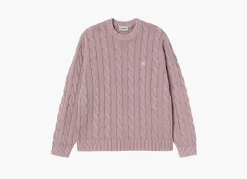 Carhartt WIP Carter Sweater Pink / Garment Dyed