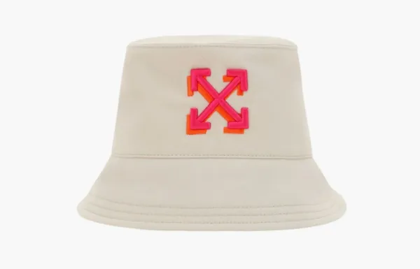Off-White Arrow Bucket Hat White/Fuchsia