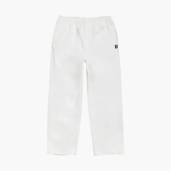 Stussy Beach Cotton Twill Pants Bone