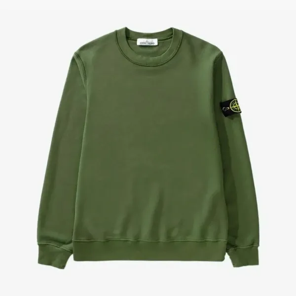 Stone Island Garment Dyed Classic Sweatshirt Olive