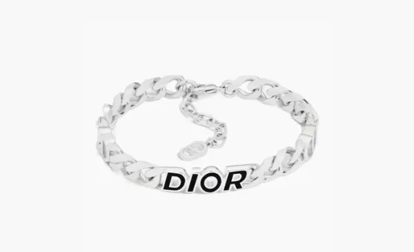 Dior Brass Resin Bracelets Silver