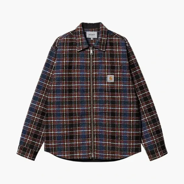 Carhartt WIP Checked Flannel Zip Shirt Multicolor