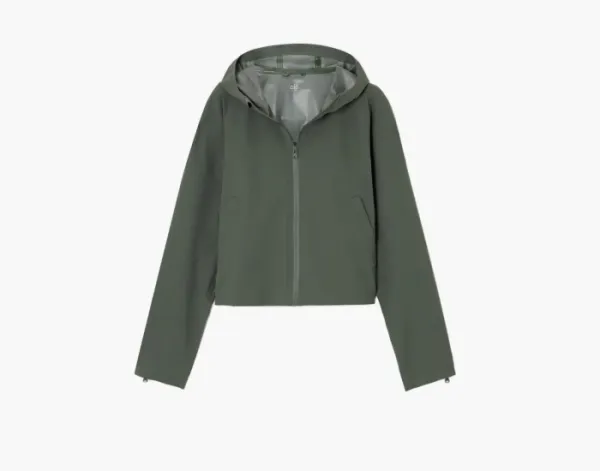 Alo Yoga Rain Or Shine Jacket Dark Cactus