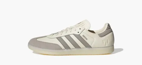 Adidas Samba Indoor x Lionel Messi Cream White