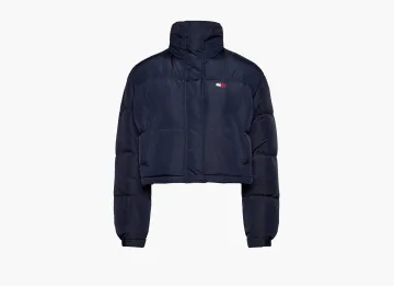 Tommy Jeans Back Graphic Alaska Down Puffer Jacket Dark Night Navy