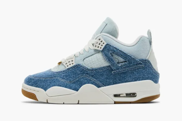 Air Jordan 4 Retro TEX WMNS Worn Blue Denim