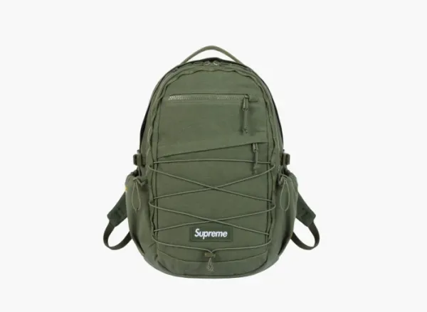 Supreme Logo Backpack (SS25) Olive