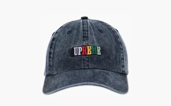 Supreme Pigment Dye 6-Panel Navy