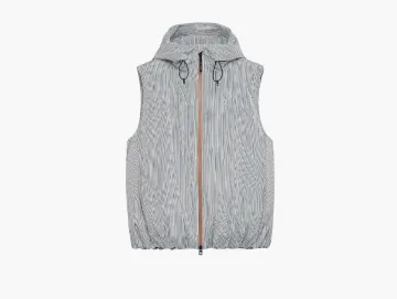 Loewe x On Puffer Vest Beige/Blue  