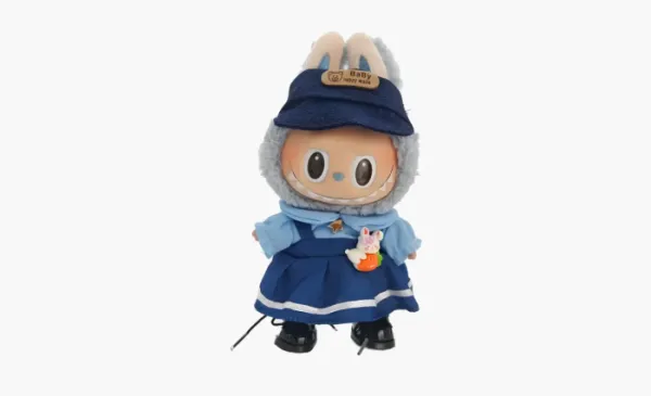 Pop Mart Labubu The Monsters Genki Bunny Blue Outfit