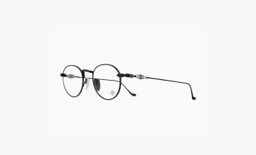 Chrome Hearts Eyeglasses Black Round