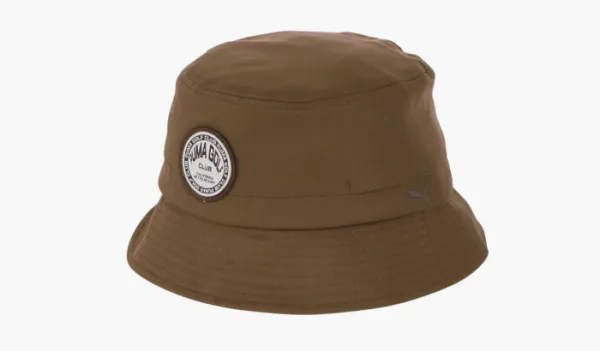 Puma Golf Bucket Hat Side Vent Hat Dark Brown