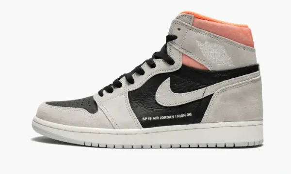 Air Jordan 1 High OG Neutral Grey / Hyper Crimson