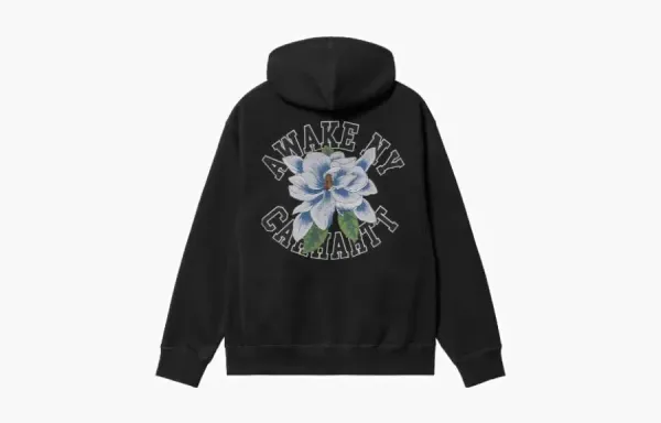 Carhartt WIP x Awake NY Floral Logo Hoodie Black